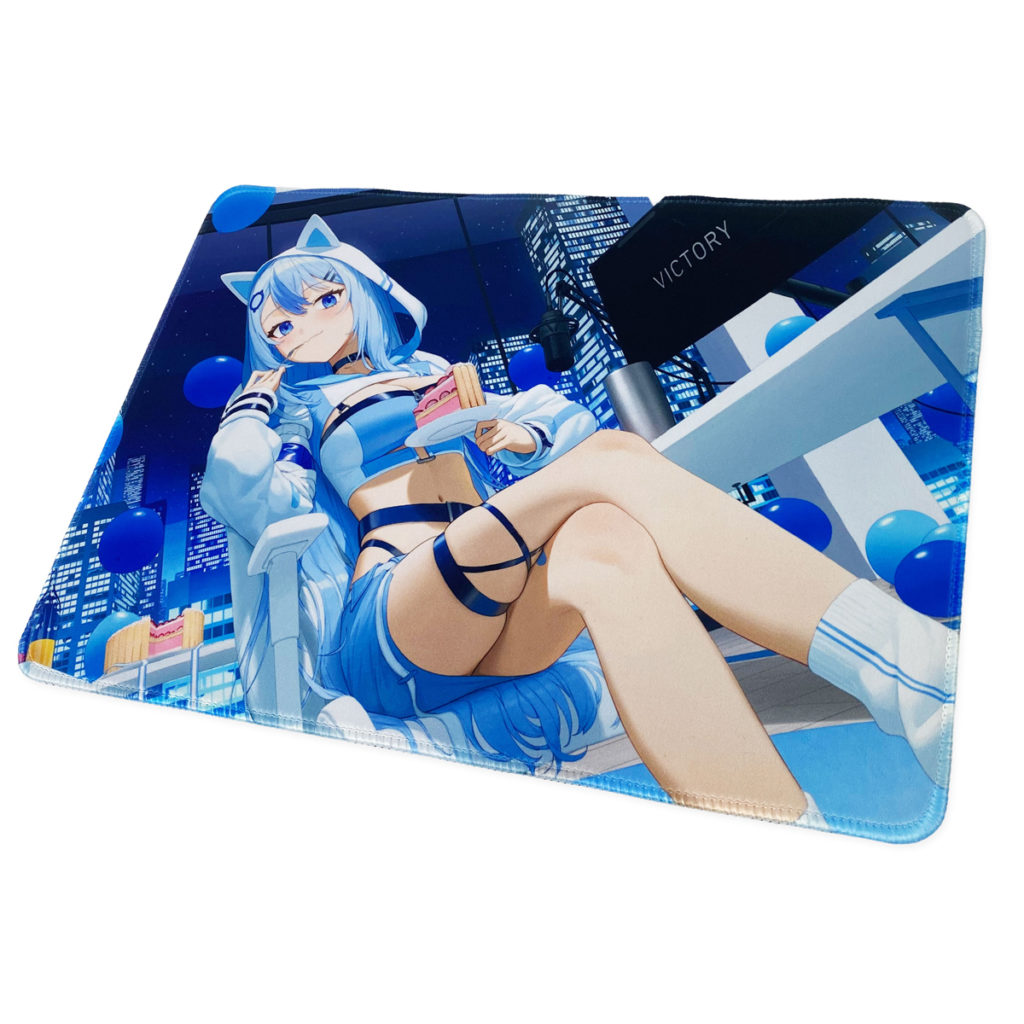ゲーミングマウスパッド(Vtuber「水羽ねお」様)制作例