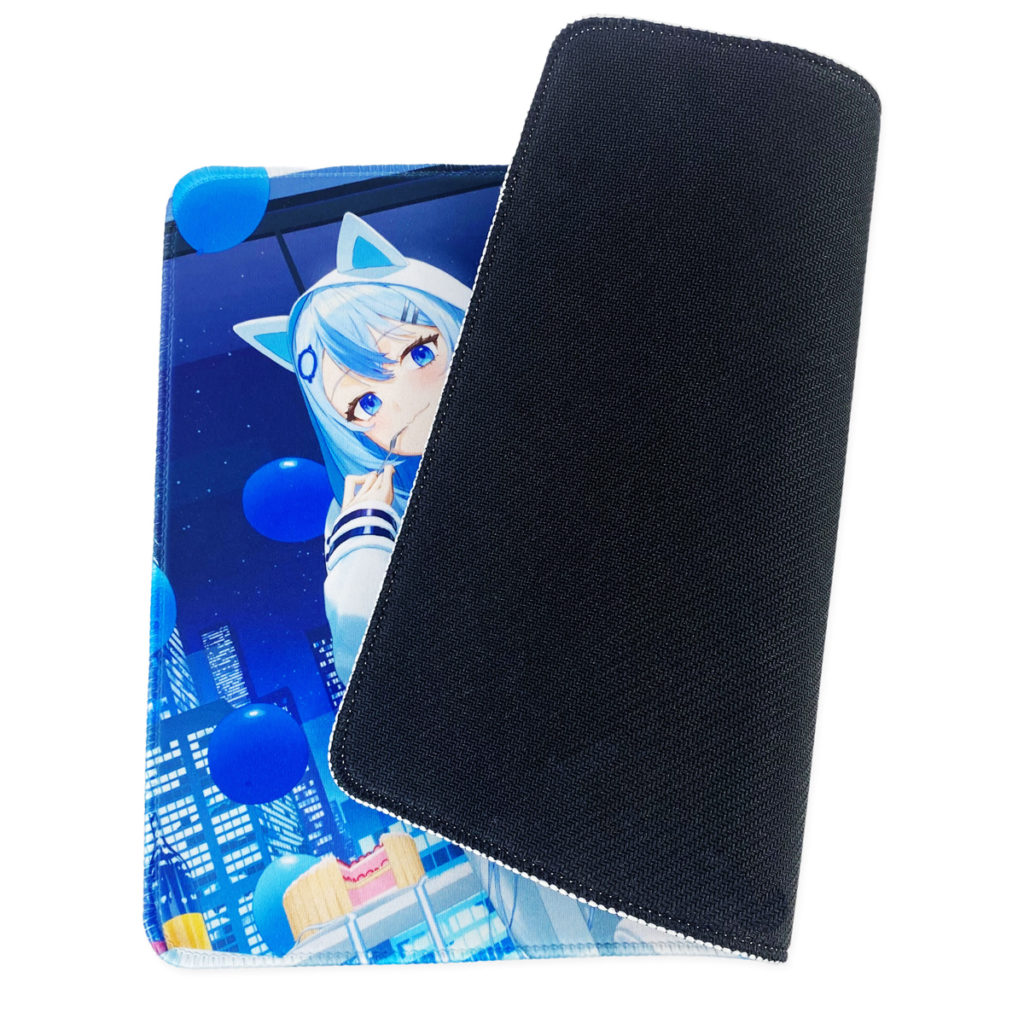 ゲーミングマウスパッド(Vtuber「水羽ねお」様)制作例