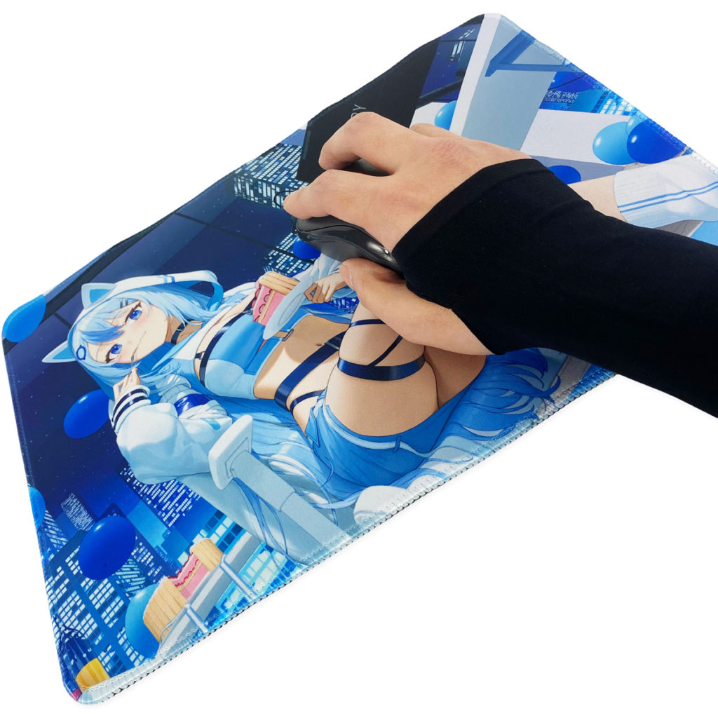 ゲーミングマウスパッド(Vtuber「水羽ねお」様)制作例